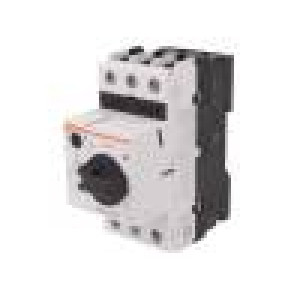 Motorový jistič 230÷690VAC DIN 0,4÷0,63A IP20 Uizol: 690V
