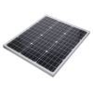 Photovoltaic cell monocrystalline silicon 610x510x30mm 50W