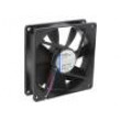 Ventilátor: DC axiální 92x92x25mm 72m3/h 28dBA kluzné