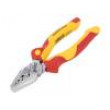 Pliers insulated,crimping steel 180mm 1kVAC 0.25÷16mm2