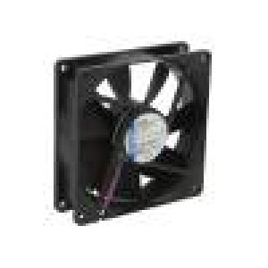 Ventilátor: DC axiální 92x92x25mm 102m3/h 39dBA kluzné