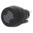 Zvukový signalizátor 22mm černá IP65 Ø22,3mm Řada výr: 04