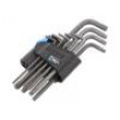 Key set Torx® TX08,TX09,TX10,TX15,TX20,TX25,TX27,TX30,TX40