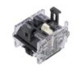 Kontaktní prvek 22mm 04 -40÷55°C čelní upevnění 500VAC 10A