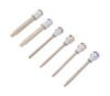 Key set socket spanner Chrom-vanadium steel Pcs: 6 Bit: Torx®