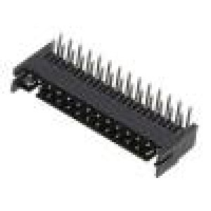 Zásuvka plošný spoj-kontakt/plošný spoj vidlice DF11 2mm