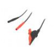 XDK-KELVIN Kelvin cable silicone 2.5m black-red 20A
