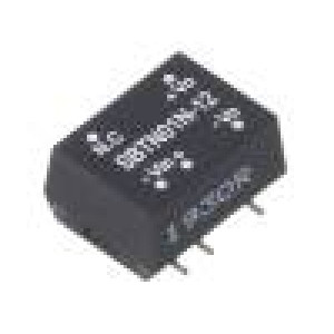 SBTN01N-12 Převodník: DC/DC 1W Uvst: 21,6÷26,4V 12VDC Ivýst: 8,4÷84mA SMD