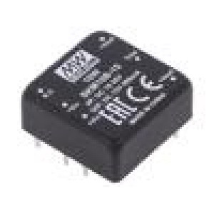 SKM10B-15 Převodník: DC/DC 10W Uvst: 18÷36V 15VDC Ivýst: 666mA 1