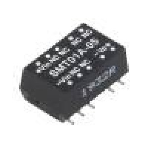 SMT01A-05 Převodník: DC/DC 1W Uvst: 9÷18V 5VDC Ivýst: 20÷200mA SMD 1,4g