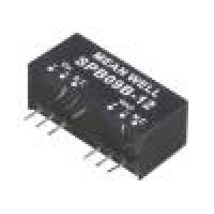 SPB09B-12 Převodník: DC/DC 9W Uvst: 18÷36V 12VDC Ivýst: 0÷750mA SIP8 5g