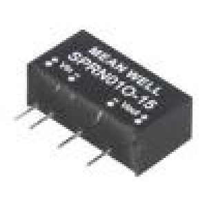 SPRN01O-15 Převodník: DC/DC 1W Uvst: 45,6÷52,8V 15VDC Ivýst: 0÷67mA SIP6