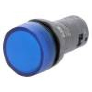Kontrolka 22mm CL2 -25÷70°C Podsv: LED Ø22mm IP66,IP67,IP69K