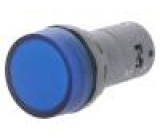 Kontrolka 22mm CL2 -25÷70°C Podsv: LED Ø22mm IP66,IP67,IP69K