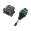 Přepínač: joystick 2 polohy NO x2 3A/240VAC 0,55A/125VDC 22mm