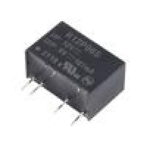 R12P06S Převodník: DC/DC 1W Uvst: 10,8÷13,2V Uvýst: 6VDC Ivýst: 167mA