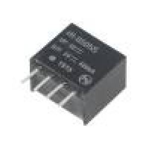 RI-0505S Převodník: DC/DC 2W Uvst: 4,5÷5,5V Uvýst: 5VDC Ivýst: 400mA SIP4