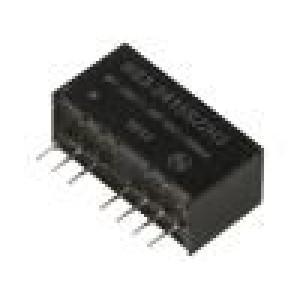 RS3-2415SZ/H3 Převodník: DC/DC 3W Uvst: 9÷27V Uvýst: 15VDC Ivýst: 200mA SIP8