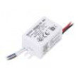 RACD04-700 Napájecí zdroj: spínaný LED 4W 3÷6VDC 700mA 90÷264VAC IP65