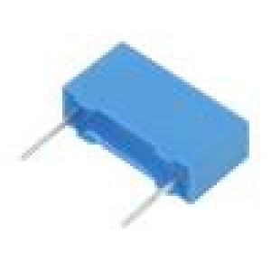 Kondenzátor: polyesterový 100nF 63VAC 100VDC Rozteč: 10mm ±5%