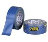 Tape: duct W: 48mm L: 25m D: 0.3mm blue (bright) natural rubber