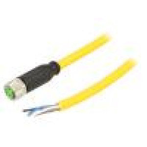Kabel: pro snímače/automatizaci M8 PIN: 4 přímý 5m zástrčka