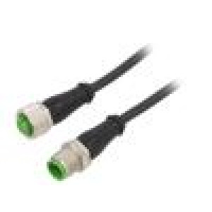 Kabel: pro snímače/automatizaci M12 PIN: 4 5m 4A 7000