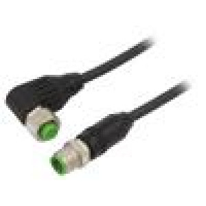 Kabel: pro snímače/automatizaci M12 PIN: 5 10m 4A 7000