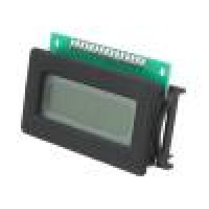 Panelový voltmetr DC LCD 3,5-místný (3999) VDC: 0÷200mV