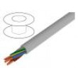 Wire stranded Cu JB-500 10G0,5mm2 unshielded grey PVC 1m