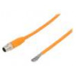 Kabel: pro snímače/automatizaci M12 PIN: 5 přímý 5m zástrčka