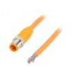 Kabel: pro snímače/automatizaci M12 PIN: 8 přímý 10m zástrčka