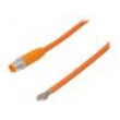Kabel: pro snímače/automatizaci M12 PIN: 8 přímý 5m zástrčka
