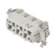 Konektor: hranatý zásuvka EPIC H-BS PIN: 12 12+PE 35A 500V