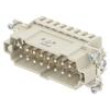 Konektor: hranatý vidlice EPIC H-BE PIN: 16 16+PE 16A 500V