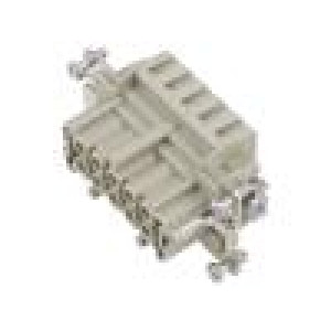 Konektor: hranatý zásuvka EPIC H-BE PIN: 10 10+PE 16A 500V