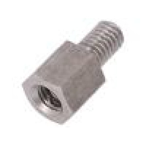 Distanční sloupek Vnit.závit: M6 10mm Vněj.závit: M6 Klíč: 10mm