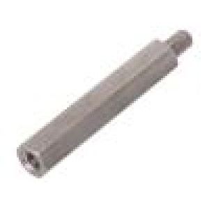 Distanční sloupek Vnit.závit: M6 55mm Vněj.závit: M6 Klíč: 10mm