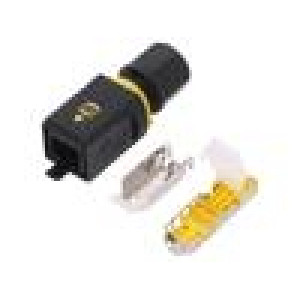 HARTING connector PushPull V4 plug, RJ45, Cat.6A, IDC