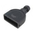 Kryt: pro konektory HDC Han-Eco® A velikost 16A na kabel M25