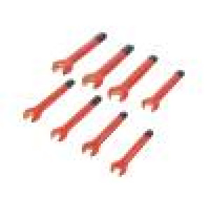 Key set insulated,spanner steel Pcs: 8 Conform to: EN 60900