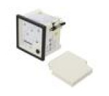Ampérmetr analogový na panel I DC: 0÷60A Třída: 1,5 72x72mm