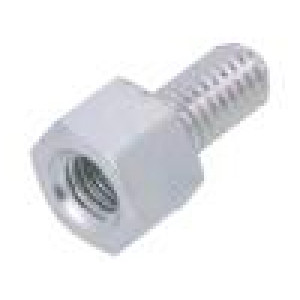 Distanční sloupek se závitem Vnit.závit: M4 5mm Vněj.závit: M4