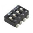 Přepínač: DIP-SWITCH Počet sekcí: 4 OFF-ON 0,025A/24VDC