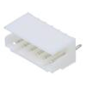 Zásuvka kabel-pl.spoj vidlice CT 2mm PIN: 6 THT na PCB 4A