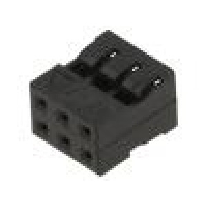 Zástrčka kabel-kabel/plošný spoj zásuvka Milli-Grid 2mm