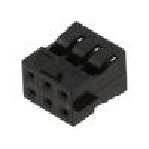 Zástrčka kabel-kabel/plošný spoj zásuvka Milli-Grid 2mm