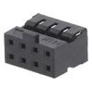 Zástrčka kabel-kabel/plošný spoj zásuvka Milli-Grid 2mm