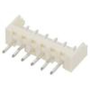 Zásuvka kabel-pl.spoj vidlice Micro-Latch 2mm PIN: 6 THT 2A