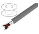 Vodič Xtra Guard® 1 4x2x24AWG fólie Al-PET-Al PVC tmavě šedá